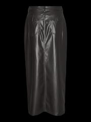 VERO MODA Brown Faux Leather Midi Skirt - Image 7 of 7
