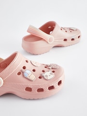 Pink Character Badge Clogs - Image 4 of 6