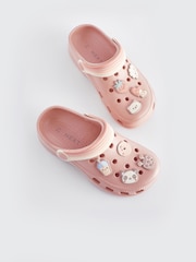 Pink Character Badge Clogs - Image 6 of 6