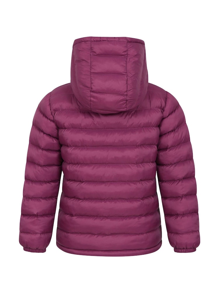 Mountain Warehouse Pink Kids Seasons Water Resistant Faux Fur Lined Padded Jacket - Image 2 of 5