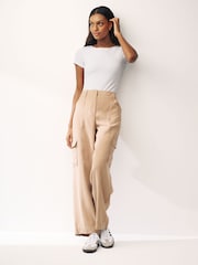 White Short Sleeve T-Shirt Bodysuit - Image 2 of 6