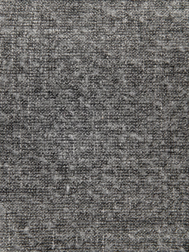Grey Slim Fit Bouclé Texture Suit Trousers - Image 9 of 9