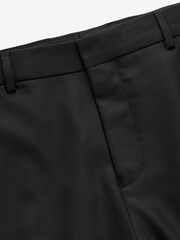 Black EDIT Relaxed Fit Textured Suit: Trousers - Image 7 of 8