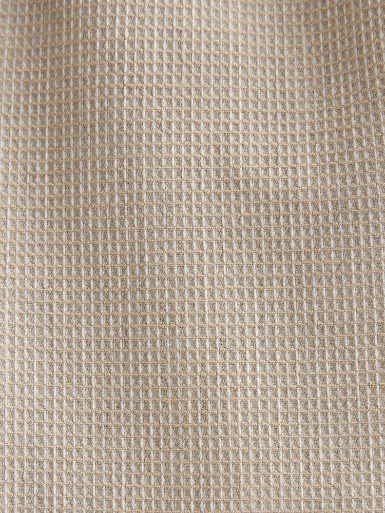 Neutral Slim Fit Waffle Texture Suit Trousers - Image 9 of 9