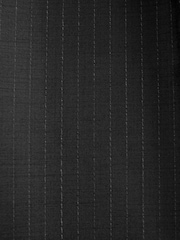 Black Slim Fit Stripe Suit: Trousers - Image 8 of 8