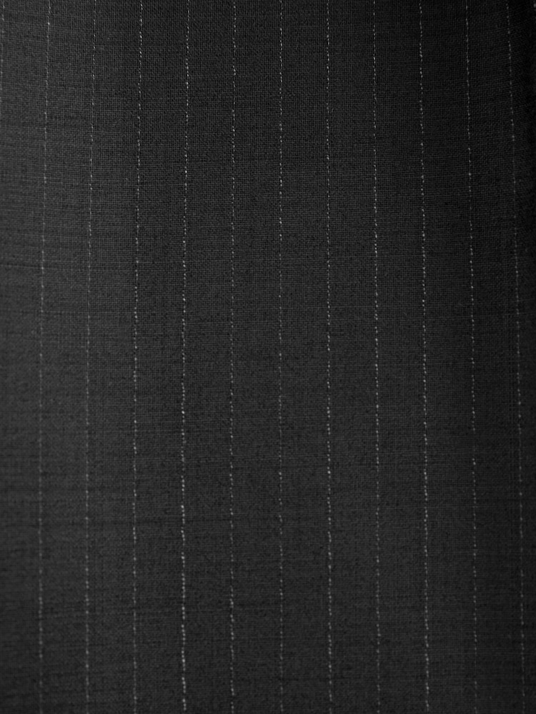 Black Slim Fit Stripe Suit: Trousers - Image 8 of 8 Black Slim Fit Stripe Suit: Trousers - Image 8 of 8