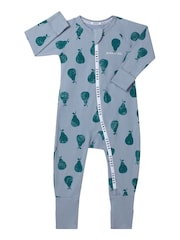 Bonds Blue Fruit Design Zip Sleepsuit - Image 1 of 4
