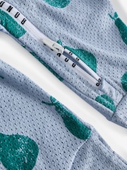 Bonds Blue Fruit Design Zip Sleepsuit - Image 3 of 4