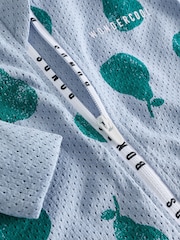 Bonds Blue Fruit Design Zip Sleepsuit - Image 4 of 4