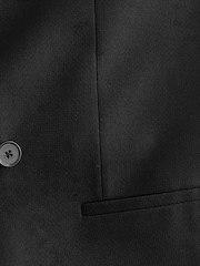 Black EDIT Relaxed Fit Textured Suit: Jacket - Image 10 of 10