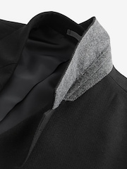 Black EDIT Relaxed Fit Textured Suit: Jacket - Image 7 of 10