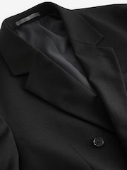 Black EDIT Relaxed Fit Textured Suit: Jacket - Image 8 of 10