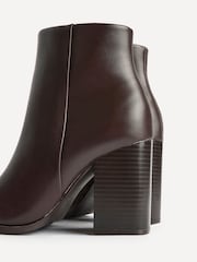 Linzi Brown Farron Block Heeled Ankle Boots - Image 4 of 5
