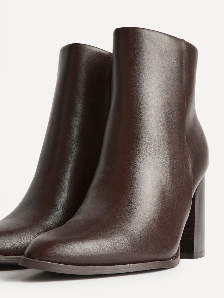 Linzi Brown Farron Block Heeled Ankle Boots - Image 5 of 5 Linzi Brown Farron Block Heeled Ankle Boots - Image 5 of 5