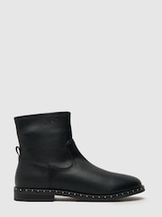 Schuh Coffee Stud Black Boots - Image 1 of 5