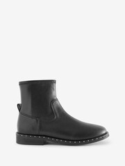 Schuh Coffee Stud Black Boots - Image 2 of 5