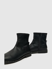 Schuh Coffee Stud Black Boots - Image 4 of 5