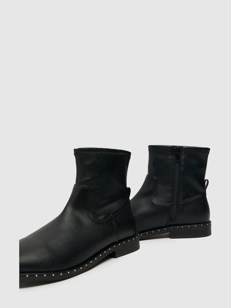 Bottes Schuh Coffee Stud noires - Image 4 of 5