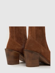 Marrón - Botas estilo western de ante Anand de Schuh - Imagen 3 de 4