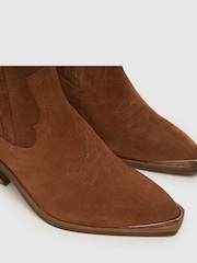Marrón - Botas estilo western de ante Anand de Schuh - Imagen 4 de 4