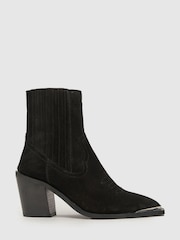 Negro - Botas estilo western de ante Anand de Schuh - Imagen 1 de 4