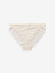Mauve Purple/Rose Pink/Cream - Zestaw 3 par koronkowych majtek - Image 9 of 11