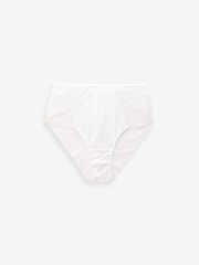 Blue/Green/White Lace High Waist High Leg Knickers 3 Pack - Image 8 of 10