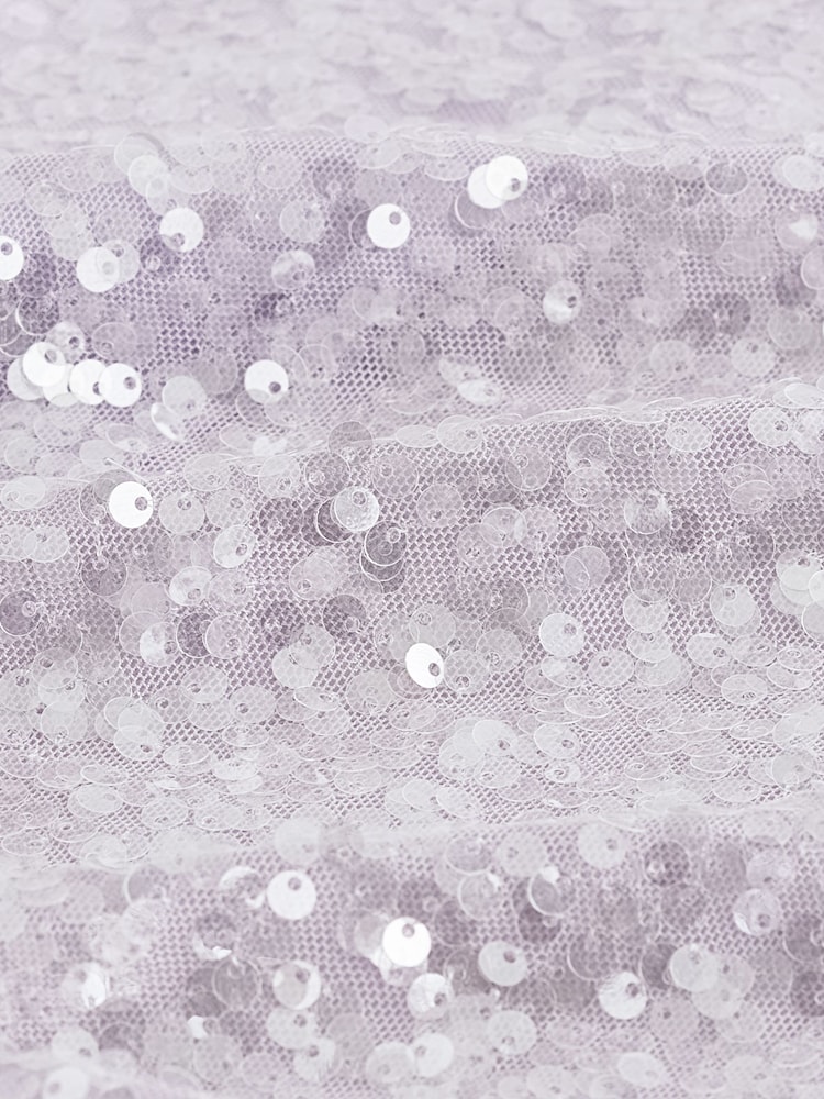 Lilac Purple Sequin Midi Skirt - Image 6 of 6