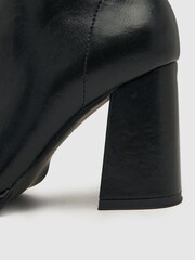 Schuh Brady Block Heel Black Boots - Image 4 of 4