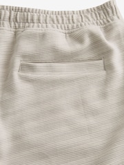 Grey Textured Zip Pocket Jersey Shorts - Image 7 of 9