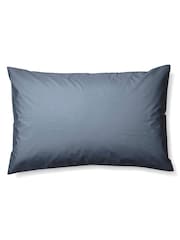 Bedfolk Set of 2 Blue Classic Cotton Pillowcases - Image 5 of 6