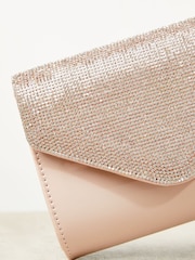 Lipsy Asymmetrische Foldover-Clutch mit Kette - Bild 4 von 5