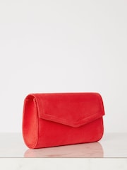 Lipsy Red Foldover Ocassion Envelope Clutch Bag - Image 3 of 4