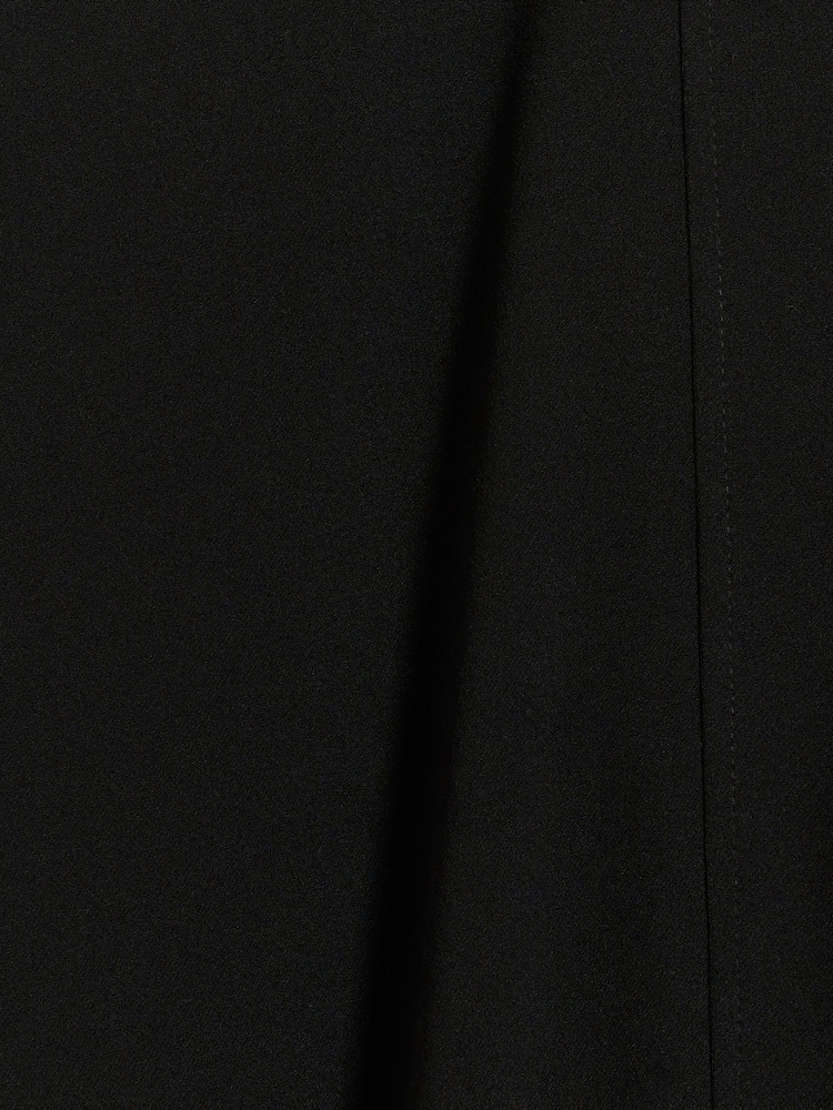 River Island Light Black Curve Stitched Wide Leg Trousers - Image 4 of 4