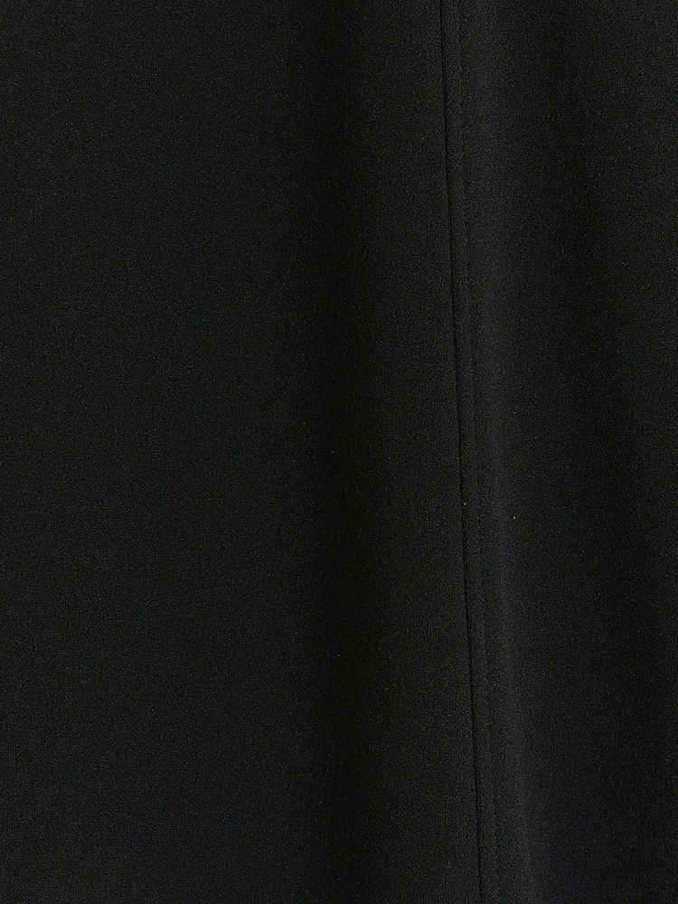 River Island Black Petite Wide Leg Stitch Detail Trousers - Image 6 of 6