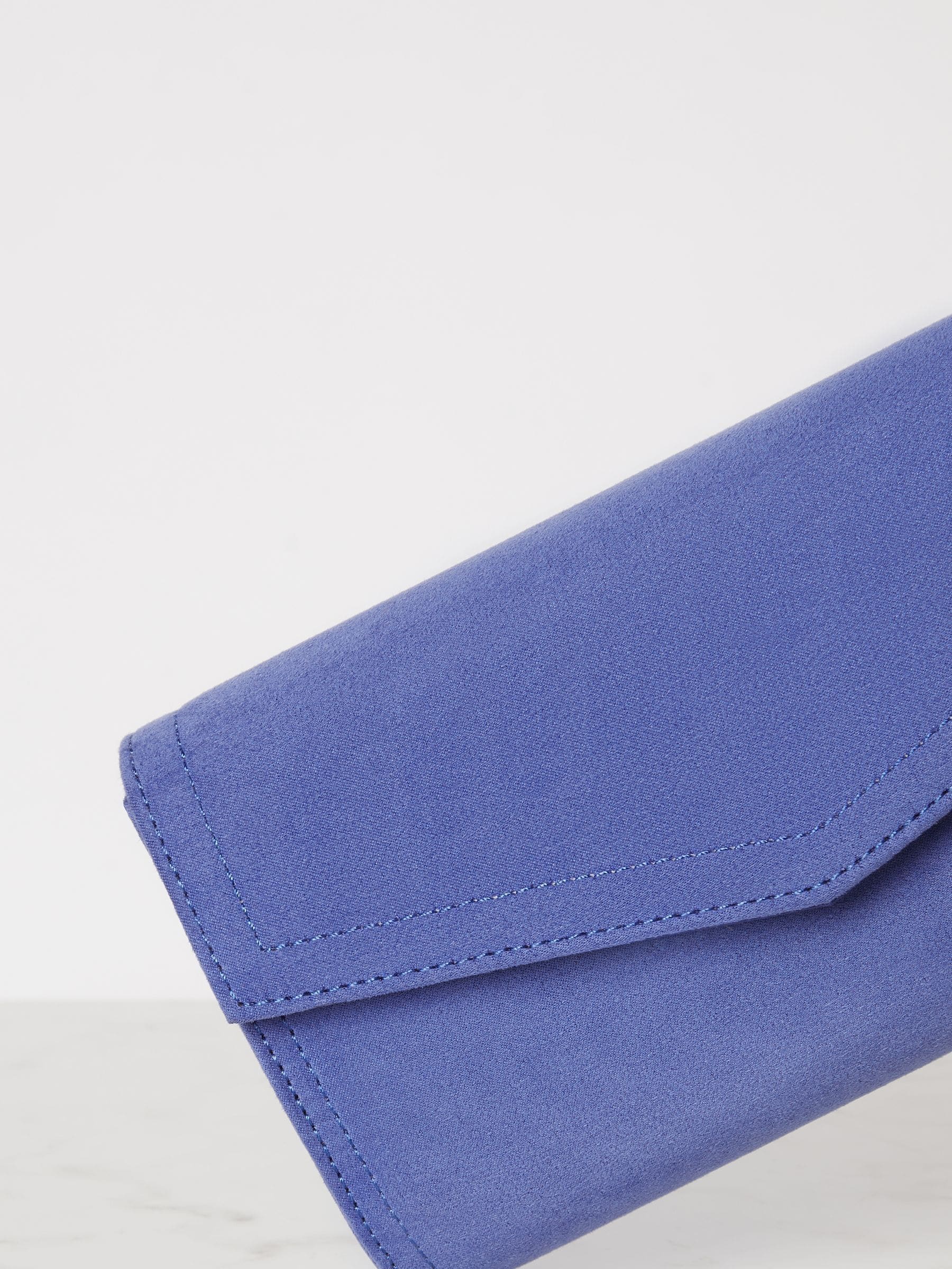 Buy Lipsy Cobalt Blue Foldover Ocassion Envelope Clutch Bag from Next Luxembourg