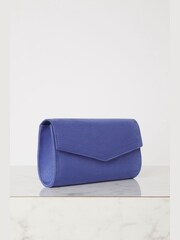 Lipsy Cobalt Blue Foldover Ocassion Envelope Clutch Bag - Image 3 of 4