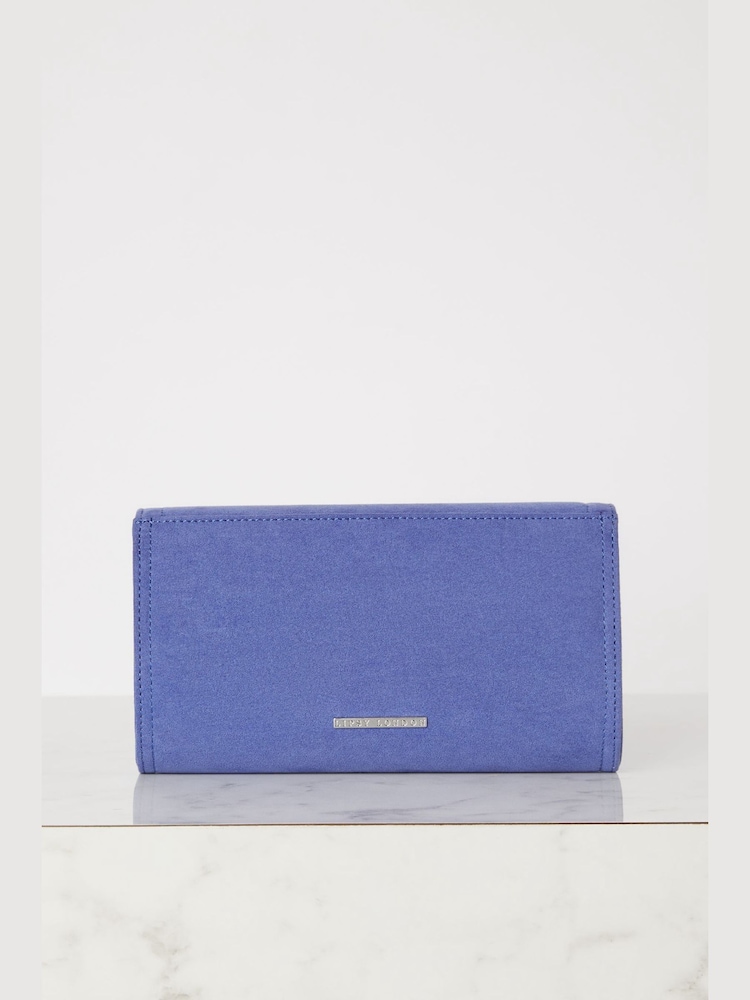 Lipsy Cobalt Blue Foldover Ocassion Envelope Clutch Bag - Image 4 of 4