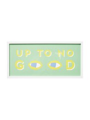 Oliver Bonas Green Up To No Good Framed Wall Art - Image 2 of 2