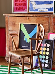 Oliver Bonas Blue Take My Hand And Run Framed Wall Art - Image 1 of 4