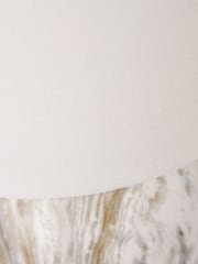 Pacific Grey Viejo Stone Effect Ceramic Table Lamp - Image 3 of 6