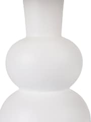 Pacific White Aaliyah Curved Bottle Ceramic Table Lamp - Image 5 of 6