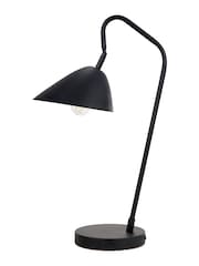 Pacific Black Toulon Metal Task Table Lamp - Image 2 of 5
