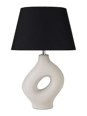Pacific Black Ulla Ceramic Table Lamp - Image 2 of 6