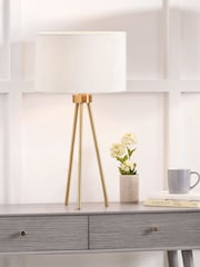Pacific Brass Houston Tripod Table Lamp - Image 1 of 4