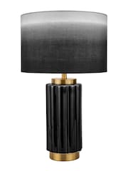 Pacific Black Lushan Ceramic Table Lamp - Image 2 of 6