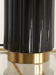 Pacific Black Lushan Ceramic Table Lamp - Image 4 of 6