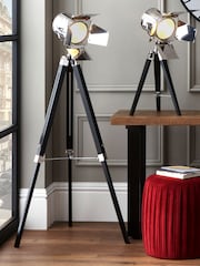 Pacific Silver Hereford Tripod Floor Lamp - Image 1 of 6
