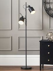 Pacific Black Aaron Metal Task Floor Lamp - Image 1 of 6