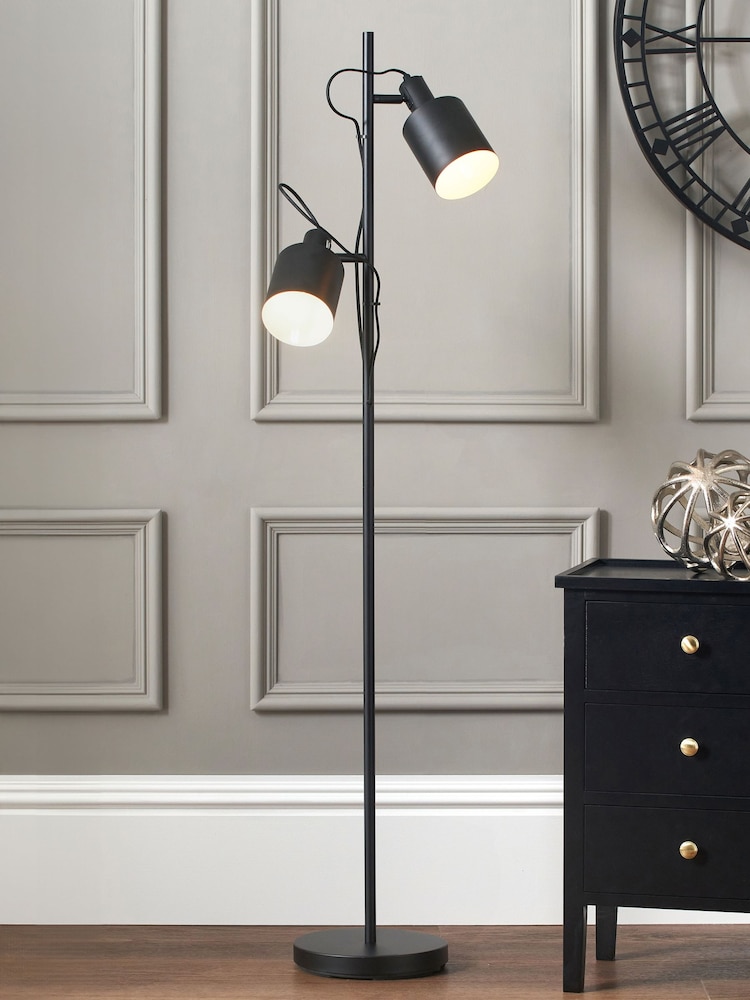 Pacific Black Aaron Metal Task Floor Lamp - Image 1 of 6